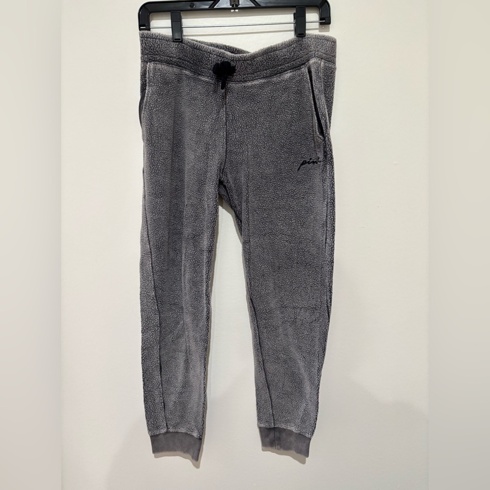 Two Victoria’s Secret gray sweat pants